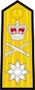 Royal Navy rear admiral shoulder board prior to 2001