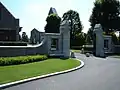 Cemetery entrance from outside