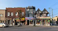 Broadway in Hicksville, one of the hamlet's main thoroughfares, June 2019