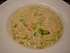 Broccoli cheese chowder