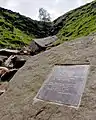 Plaque at Bronte waterfall