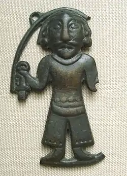 Bronze statuette of a man, Ordos, 3-1st century BCE. British Museum. of Ordos culture