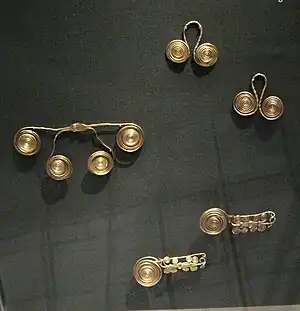 Gold jewellery, Tumulus culture