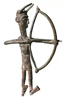 A Sardinian archer from the Nuragic Sanctuary of Abini in Teti