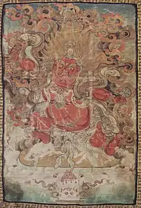 A red Mahakala