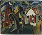Village Scene by Maurice Sterne, in the Brooklyn Museum