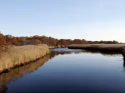 Brown's River facing south on Middle Road as you enter Bayport.