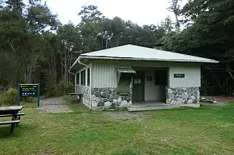 Brown Hut marks the Golden Bay end of the track