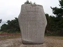 Image 24Memorial stone on Brownsea Island commemorating the first Scout encampment, Aug 1-9, 1907, Brownsea Island