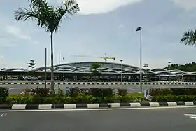 Exterior view of passenger terminal at Brunei International Airport