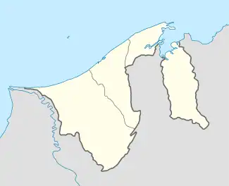 Muara Besar Island is located in Brunei