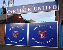 Image 77Brunton Park, the home of Carlisle United (from Cumbria)