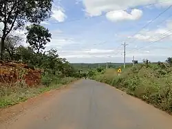 Road in Bù Đăng district