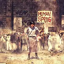 Cover art of Buchanan's debut album, Human Spring.