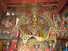 A Buddha at the monastery