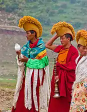 Buddhist monks in Tibet