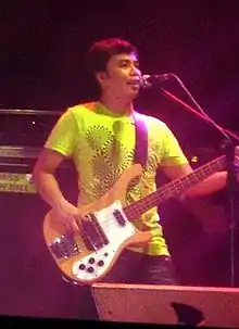 Buddy Zabala during the Eraserheads Reunion concert in 2009.