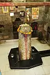 The Shivalingam now in the temple