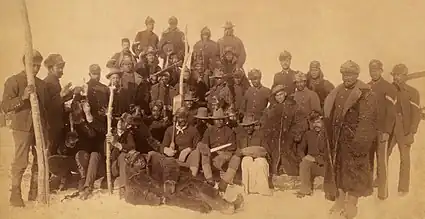 Image 23Buffalo Soldiers, Ft. Keogh, Montana, 1890. The nickname was given to the "Black Cavalry" by the Native American tribes they fought. (from Montana)