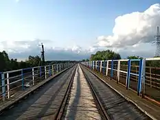 Małkinia Górna railway bridge (old) over the Bug river