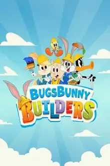 This is a promotional picture for the Cartoonito series Bugs Bunny Builders.