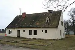 Historical train station in Bujanov