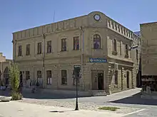 Image 14The pharmacy building in Bukhara is a fine example of Uzbek architecture influenced by the Russian Empire. (from History of Uzbekistan)