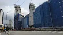 Construction of the BBCC development in 2020