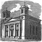 Universalist Church, Bulfinch Street, Boston, designed by Willard, 1822