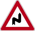 Double curve, first at right