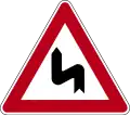 Double curve, first at left