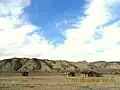 Three Homestead Buildings, Bull Creek Bottoms, Missouri River Breaks, Montana