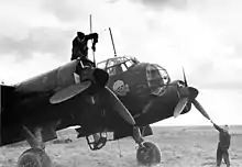 Junkers Ju 88 of Kampfgeschwader 54 (KG 54) in France, November 1940