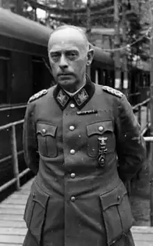 A man wearing a military uniform.