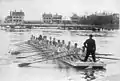 Winter Training in a 20-man boat, 1931