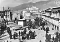 Barkhor market in Lhasa, 1938.