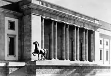 The New Reich Chancellery's garden portal (gateway) in 1939.