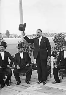 Crowning of the "Gypsy King" in Warsaw, 1937