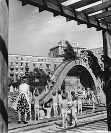 Image 26Bathing in the center of East Berlin, East Germany (1958) (from Nudity)