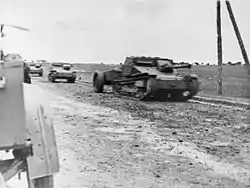 Image 14Advance of Italian tankettes during the Battle of Guadalajara. (from History of Spain)