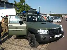 Feldjäger Nissan Patrol.