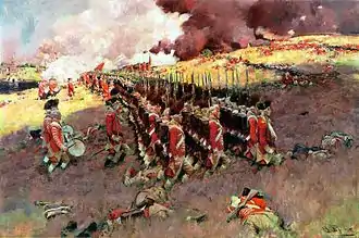 Image 33British assault on Battle of Bunker Hill (from British Army during the American Revolutionary War)