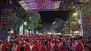 Santa Clause dressed participants