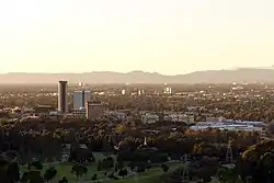 Looking northwest over Burbank from Griffith Park