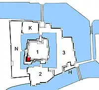 Layout of Obama Castle