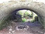 The western cellar vaulting to the east