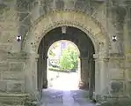 The Romanesque main gate