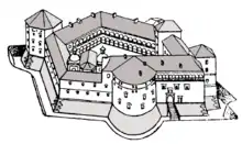 Reconstruction of the Berezhany fortress – built by Mikołaj Sieniawski