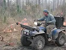 ATV mounted driptorch