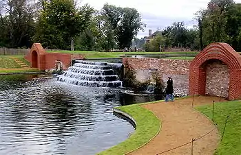 The cascade, stoop basins and alcoves